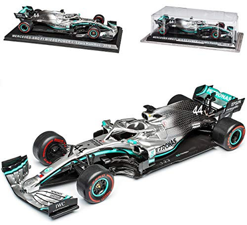 IXO Defekte Verpackung Mercedes-B AMG W10 EQ Power Weltmeister Lewis Hamilton Nr 44 Formel 1 2019 mit Sockel 1/24 Modellcarsonline Modell Auto Modellcarsonline Mo..