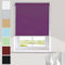 Klemmfix ohne Bohren Verdunklungsrollo 30 x 120 cm Einfache Installation, Klemmfix, Fensterrollo Seitenzugrollo Klemmrollo mit Klemmträger, für Fenster & Tür, Lila