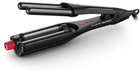 Rowenta x KARL LAGERFELD Waves Addict Hair Waver, Styler für Haare, 4 wellige Styles, 4 Tiefeneinstellungen, einstellbare Temperatur für jeden Haartyp, glänzendes Haar, CF471L