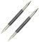 2Pcs Dual Head Nail Setters Door Hinge Pin Removal Tool Center Puncher Spring Nail Punch Tools for Wood, Plastic, Metal, Glass