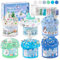 LAWOHO 6er-Pack Schnee Slime Set – Fluffy Cloud Wolkenschleim, Clear Slime & Butter Schleim & Water Slime, Snow Kinder Slime mit Schleim Add-ins, Geburtstag Weihnachten Geschenk für Mädchen & Jungen