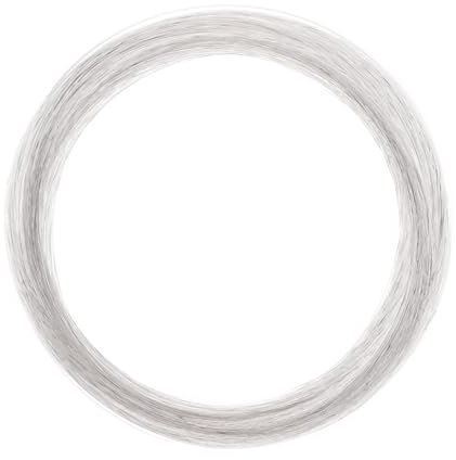 jojofuny 1mm Lichtleitfaser Optische Leuchte Glasfaserkabelstränge 1m Kunststoff-Glasfaserkabel für Heim- und Bardekoration Beleuchtungskörper 45W LED, Multicolor, Weiß, 1 Stück