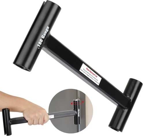 Hinge Adjustment Tool, Double Head Long Handle Hinge Bender, Heavy Duty Hinges Wrench for .180 Gauge and .134 Gauge Commercial Door