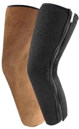 Baoblaze Kniewärmer Knieschoner Thermostrumpf für Damen Herren Kniebandagen für Ski