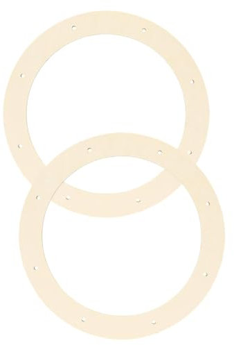 NUOBESTY Stabiler Styropor-kranzrahmen Aus Holz Zum Basteln Von Mooskränzen