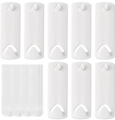 8pcs Wall Frame Hanger,Command Picture Hanging Hooks,No Nails Picture Hanging Strips,Damage Hanging Hooks,Sawtooth Picture Hanger,Adhesive Picture Hooks,Wall Hanging Strips(Size:2.95x1.06inch)