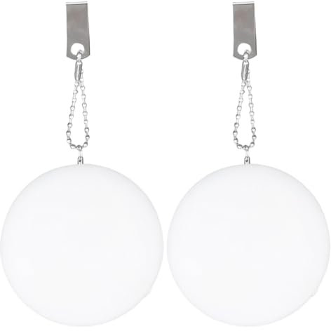 Demiawaking 2Pcs LED Handtaschenlicht, mit Sensor automatische An & Aus, Taschenlicht Taschenlampe, Nachtlicht, LED Anhänger Schlüsselanhänger, Geschenke für Frauen, Mutter, Freunde (Rund, 2Pcs)