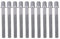 10 x Trommelspannstange, Trommelspannschrauben, Metallschrauben, Stangen, Schrauben, Schlagzeug, Ersatzzubehör, 10 Stück