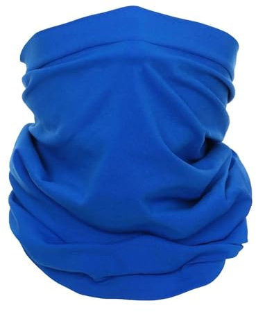 ARTIST MARKET Tour de cou d'été – Bandeau à cheveux Bandana Moto Été, Snowboard Running Pêche – Multifonction Cagoule UV Protection élastique respirante, bleu, Taille Unique