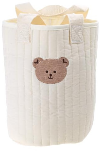 Mirweon Cubo de almacenamiento de algodón para guardar pañales, gran capacidad, para el hogar, cuarto de bebé