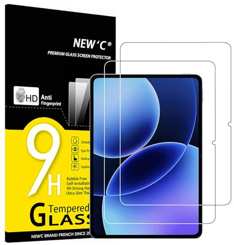 NEW'C Protector Pantalla para Xiaomi Pad 8, Pad 8 Pro, Cristal Templado