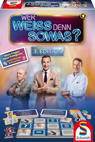 Schmidt 49485 Wer Weiss denn sowas? Familienspiel ab 8 Jahren | 3. Edition basierend auf der gleichnamigen ARD-TV-Show