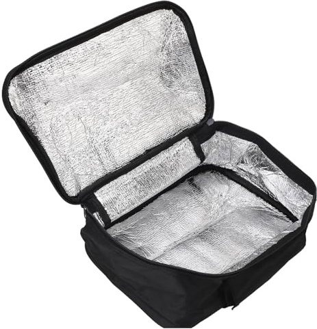 Brrnoo Forno a Microonde per Auto, Scaldavivande Portatile da 12 V 90 W con Controllo della Temperatura e Spegnimento Automatico per Riscaldare i Pasti in Veicoli, Camion e Viaggi