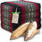 livasia Würfelkissen quadratisch - 40x40x40cm - Sitzhocker mit organischem Kapok, Sitzpouf, Lagerungswürfel viereckig, Bodenkissen Hocker Fußbank Fußhocker handgefertigt (Schwarz/Elefanten)