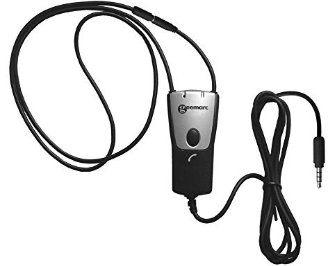Geemarc ILoop+ - Magnetic Neck Loop for Mobile Phones and Audio Devices - Works as Hands-free Kit - High Sound Amplification - For Hearing Aids Users