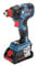 Bosch Professional 06019G4200 Perceuse-visseuse à chocs sans fil GDX 18 V-200 C (2 batteries 5 Ah) 18 V, module Connectivity en L-BOXX) C, 2 x 5,0 Ah, CoMo, 90 W, 18 V Bleu 06019G4200 Bleu