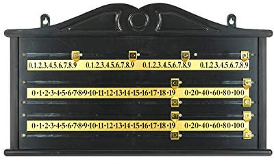 Dybior Snooker Punktetafel, Kunststoff, schwarz