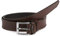 Ladeheid Kinder Gürtel Ledergürtel Mode Accessoire für Kinder Jungen Gürtel mit Schnalle 2,5 cm Breit K1D5 (Braun-2, 70 cm (Gesamtlänge 89 cm))
