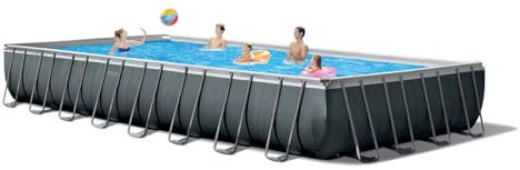 Intex 32 ft. x 16 ft. x 52-Inch Ultra XTR Rectangular Pool Set