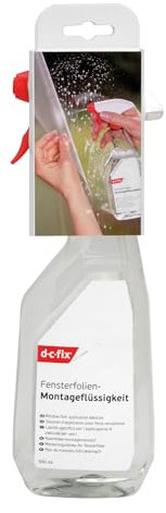 d-c-fix window film application fluid 500 ml - accesories installation spray bottle for privacy film, glass sticker & vinyl wrap