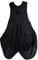 Damen Lagenlook Ballon Leinen Sommer Kleid Tunika Long Shirt assymetrisch 40 42 44 46 48 M L XL XXL XXXL Schwarz Strand Urlaub zu Bolero Jacke (40)