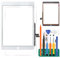 per iPad 10.2 Pollice 2019 2020 7th 8th Touch Screen Digitizer Vetro di Ricambio A2197 A2198 A2428 Touch Display Panel Kit Parti di Riparazione (Non LCD, Nessun Pulsante Home) (Bianco)