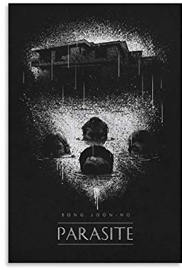 Parasite Klassisches Filmposter, Vintage-Filmleinwand, Wanddekoration, Kunstdruck, für Büro, Wohnzimmer, Schlafsäle, Häuser – Geschenke für Freund, Mann, 40 x 60 cm