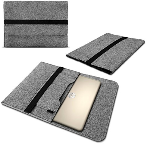 Laptop Schutzhülle kompatibel für HP ProBook X360 11 aus Filz mit Innentaschen Sleeve Hülle Tasche Cover 11.6 Zoll Notebook Case Tasche NAUCI