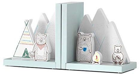 XXXXW Einzigartige Buchstützen Kreatives Lernen bookends Buchhalter for Kinder Kinderbuchstützen Buch Stoppers for Regale, Kinderzimmer oder Kindergarten-Dekor Buchhalter