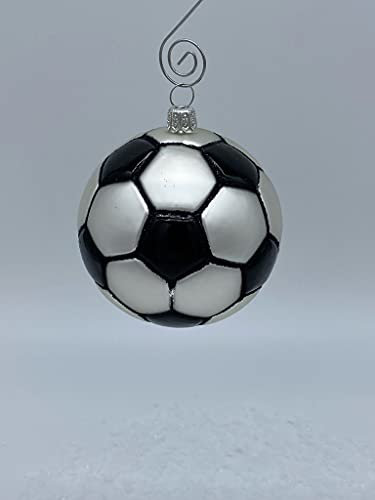 Weihnachtskugel Fußball Junge Weihnachten Handbemalt Glas