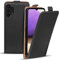 Verco Flip Cover für Samsung Galaxy A13 4G Case, Flipstyle Schutzhülle für Samsung A13 Hülle Tasche vertikal klappbare Handyhülle, Schwarz