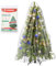 PROWEE Aufbewahrungstasche für Weihnachtsbaum, 2,7 m, transparent, wasserdicht, aufrechte Abdeckung