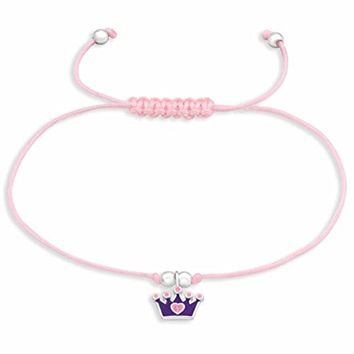 MONKIMAU Armband mit Kronen Anhänger aus 925 Silber