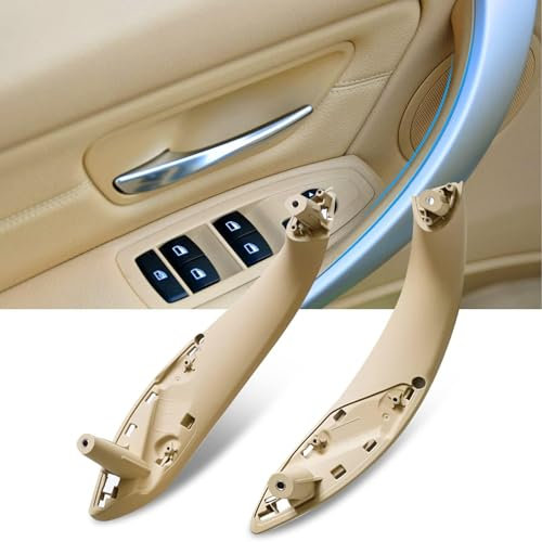 Sucxyor 2 PCS kompatibel mit bmw 3er F30 F31 F34 F80 (2012-2018) Türgriff Innen 4er F32 F33 F36 F82 F83(2014-2017) Türgriff Links + Rechts Innengriffe -Beige