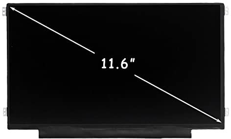 FIRSTLCD LCD Screen Replacement for Lenovo ideapad 3 CB-11IGL05 Chromebook 82BA 82BA0000US 82BA0003US 82BA001FUS 5D10X54254 LED Display Assembly 11.6 1366x768(Non Touch,Right & Left Mounting brakets)