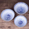 YAHU 4.5/5/6/7/8/9 Pouces Bleu et Blanc Porcelaine Ramen Bol Chinois Céramique Riz Bols Dragon Motif Vaisselle Vintage