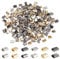 WADORN 180pcs 3 Colors Leather Rope Clip, 9mm 10mm Fold Over Cord Ends Cord Crimp Ribbon Caps End Tip Fasteners Crimping Cord String Ending Clasp Jewelry Connector for Necklace DIY Craft Making