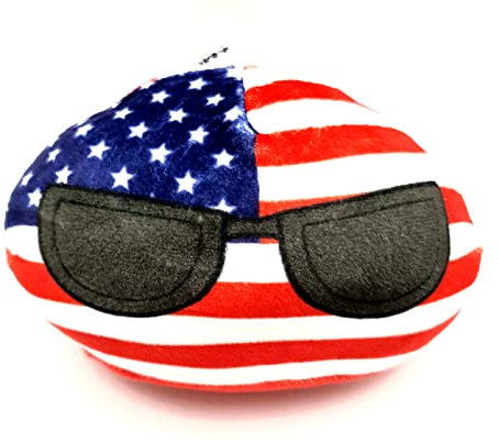 10cm Countryballs Country Ball Cute USA United States of America Flag Cuddly Meme Ball Toy Gift
