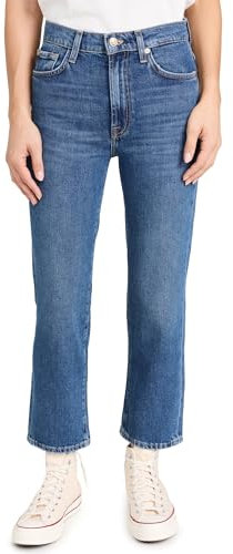 7 For All Mankind Damen Logan Stovepipe Straight Leg Jeans in Explorer, Explorer, 23