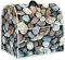 HUISEFOR Stand Mixer Cover Compatible with Kitchen Aid Mixer, Cobblestone Printed Kitchen Decorations Dust Proof Mixers Protector Cover with Top Handle and Pockets, L(6-8 qt)