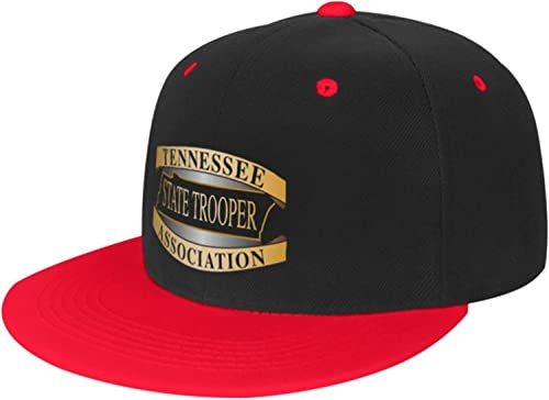 Tennessee State Troopers Association Baseball Cap Classic Snapback Hat Cap Hip Hop Style Flat Bill Adjustable, Fotofarbe, One size