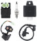 Windance Bobine d'allumage,GY6 AC CDI Régulateur Relais Redresseur Bougie d'allumage 50cc 125cc 150cc ATV Quadratisme Moto Scooter