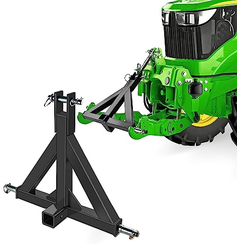 Nilight 3 Point 2 Trailer Hitch Receiver Category 1 Heavy Duty Tractor Drawbar Quick Hitch Adapter Compatible with Kubota,Bx,John Deere, Nortrac, Kioti,Yanmar,Cat 2 Years Warranty