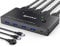 8K USB 3.0 KVM Switch HDMI 8K@60Hz 4K@120Hz,MLEEDA HDMI 2.1 KVM-Switches für 2 PC teilen 1 Monitor und Tastatur Maus Drucker, HDCP 2.3, HDR 10, mit Kabelfernbedienung und 2 USB3.0-Kabeln
