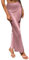 Odizli Jupe longue en satin pour femme - Élégante - Taille haute, Rose, XXL