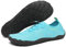 Mishansha Damen Badeschuhe Frauen Sommer Schwimmschuhe Schnell Trocknend Atmungsaktiv Aquaschuhe Unisex rutschfest Outdoor Strandschuhe für Wassersport, Hellblau 43 EU