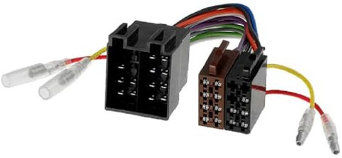 TechExpert Verlängerungskabel ISO Stecker auf ISO weiblich, 19 cm, mit Kabelschuhen für Wechselrichter, Gelb/Rot