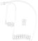 budiniao Walkie Talkie Earpiece Acoustic Tube Universal Coiling Earphones Two-way Radio Ear Bud Pipe Repair Surveillance Mic