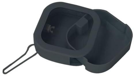ISAKEN Schmuckkästchen Organisator Harte Plastik Box Farbe Desktop Aufbewahrung 9.5 * 9.5 * 3.5 cm Multifunktionale tragbare Box