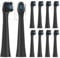 Replacement Toothbrush Heads Compatible with Colgate hum- 10 Pack Replacement Head Fits Colgate Hum Connected Smart Battery Electric Toothbrush, Black